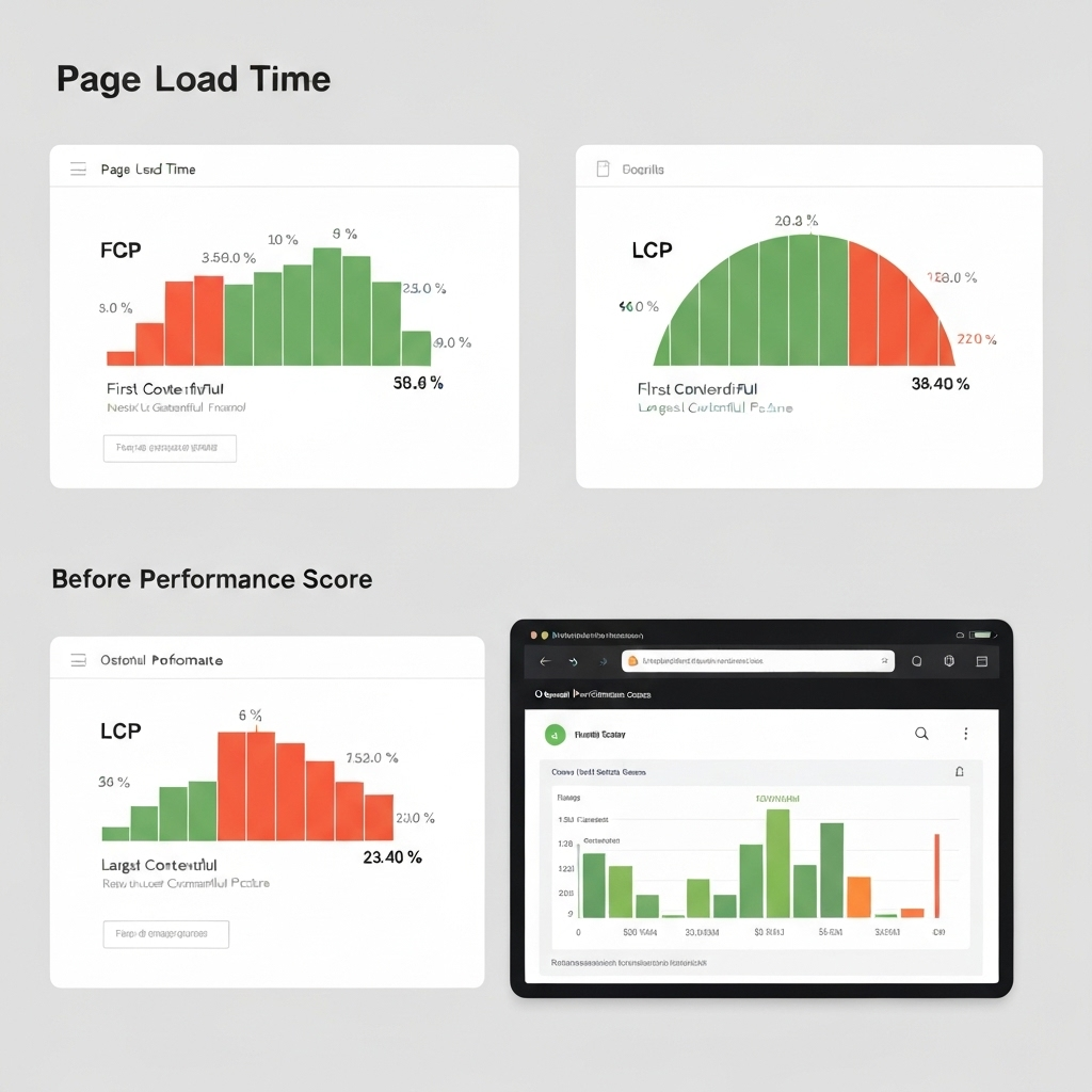 Performance metrics before optimization